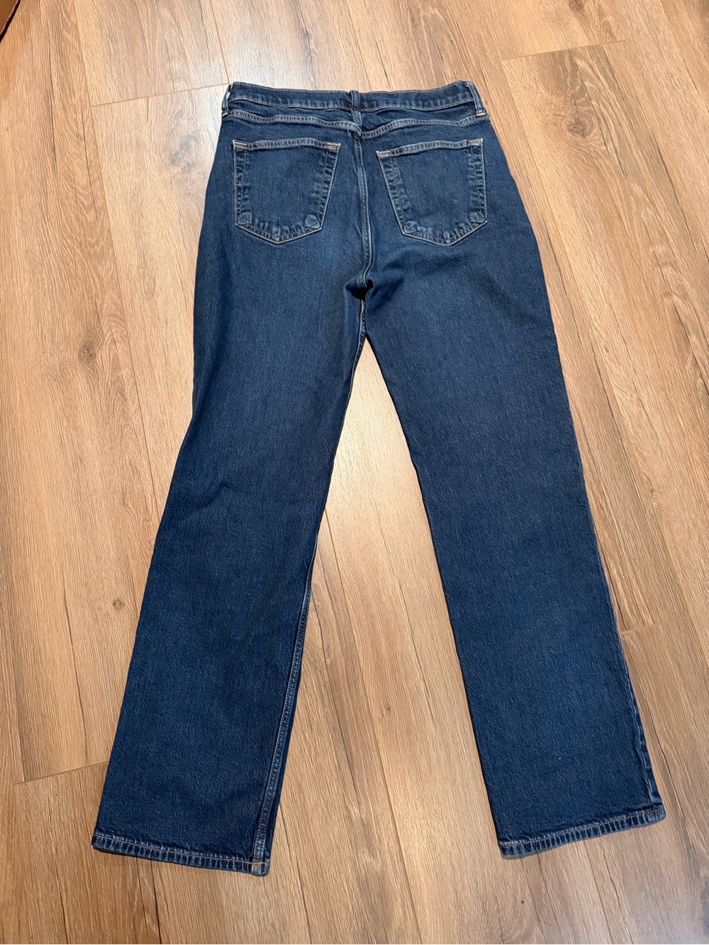 GAP ‘90s Loose High Rise Jeans DenimDark Wash Blue Indigo Women’s SZ 8 - Picture 10 of 11